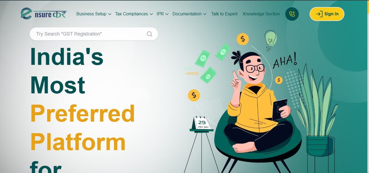 Ecommerce Website ensurekar